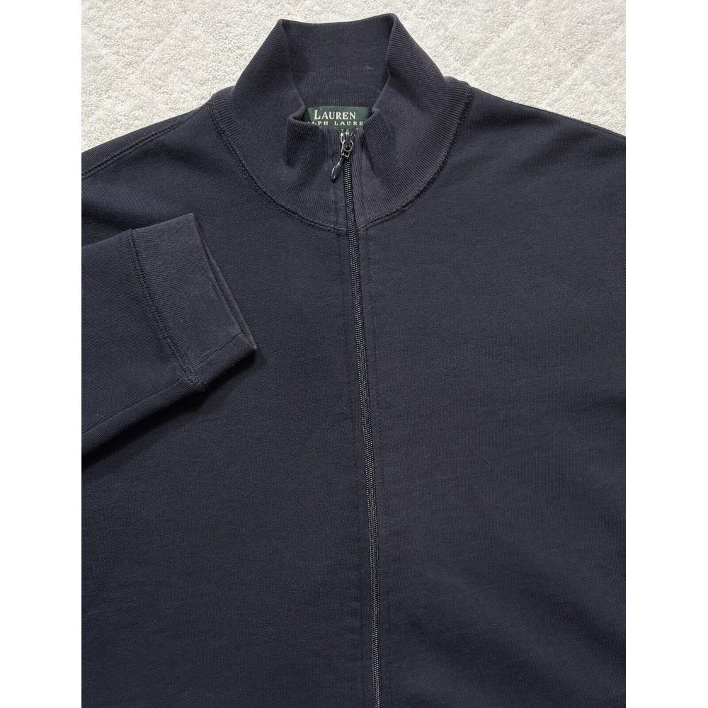 Lauren Ralph Lauren LRL Full Zip Womens PS Petite Small Sweatshirt Mock Neck 368